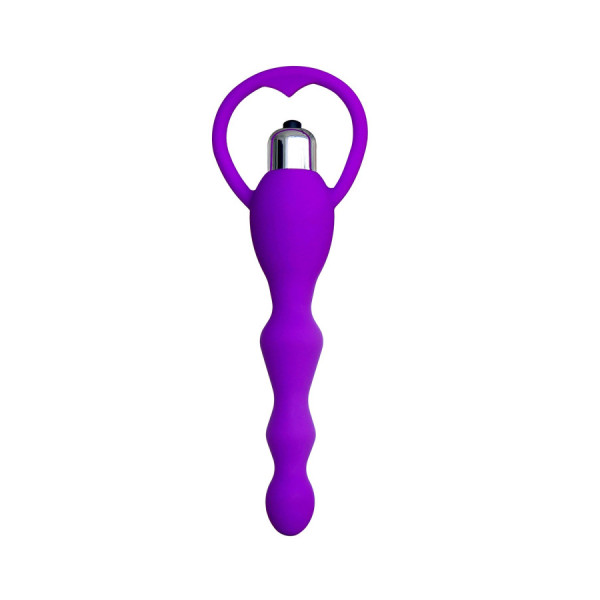 Chapelet anal violet vibrant 